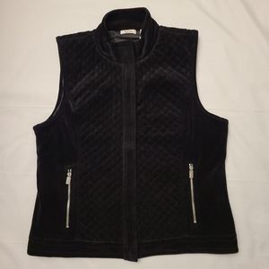 Ladies Body Warmer / Vest Zip Up Pockets Size XL